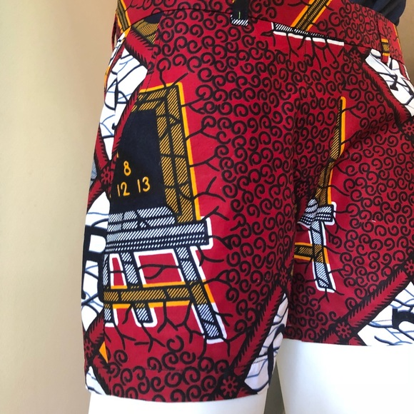 African print shorts. Summer shorts. Hot shorts. - Picture 4 of 4